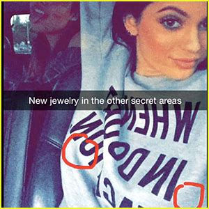 kylie jenner pierced nipples|Celebrities With Nipple Piercings